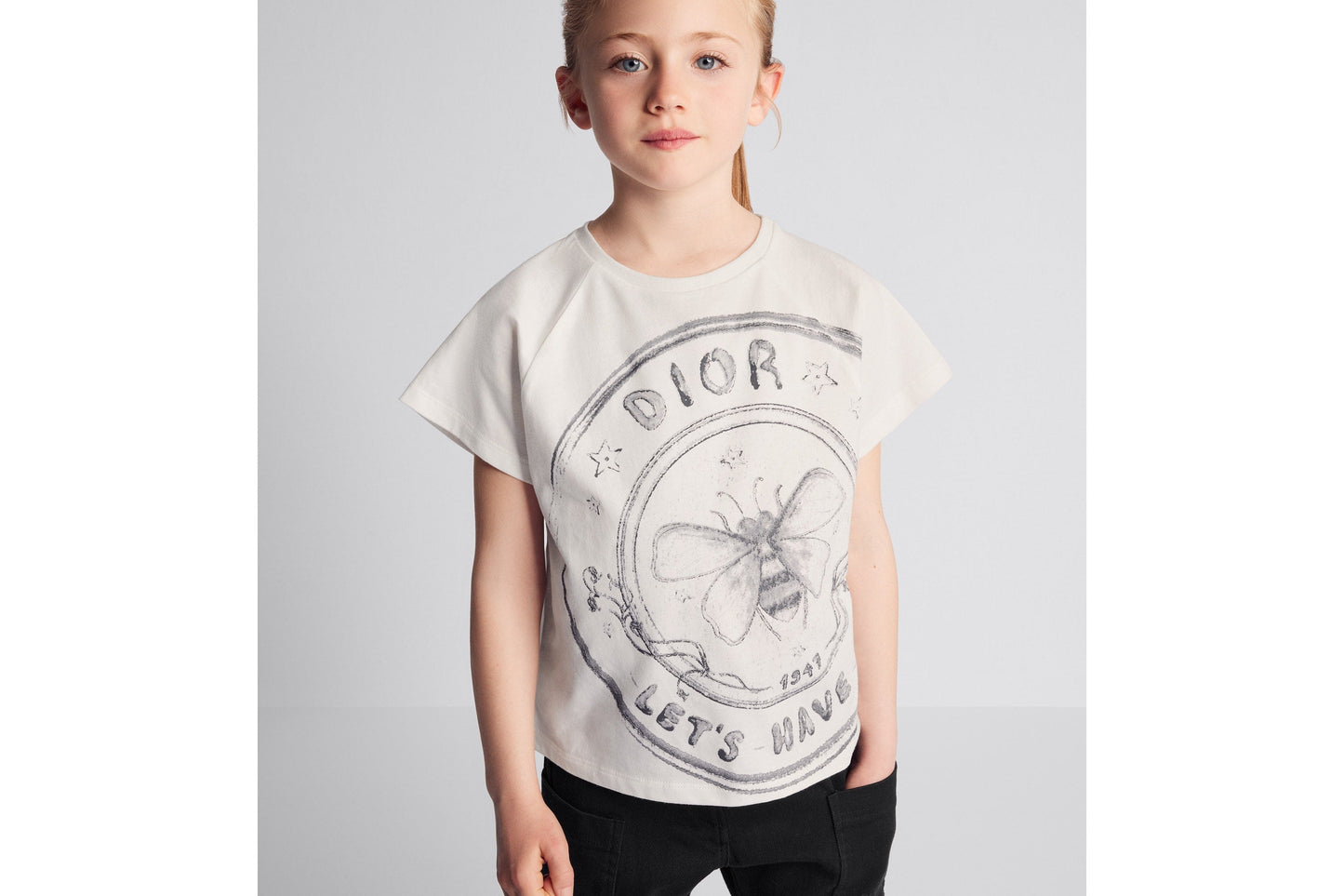 Kid's T-Shirt • Ivory Cotton Jersey