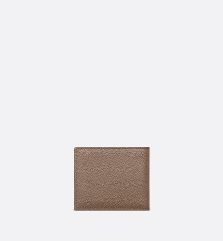 Wallet • Khaki Grained Calfskin with CD Icon Signature