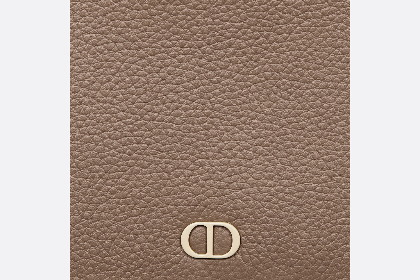 Wallet • Khaki Grained Calfskin with CD Icon Signature