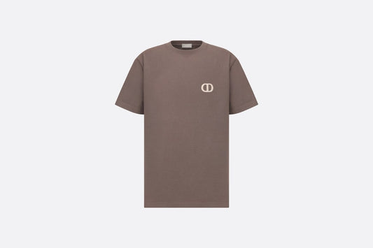CD Icon Relaxed-Fit T-Shirt • Brown Cotton Jersey