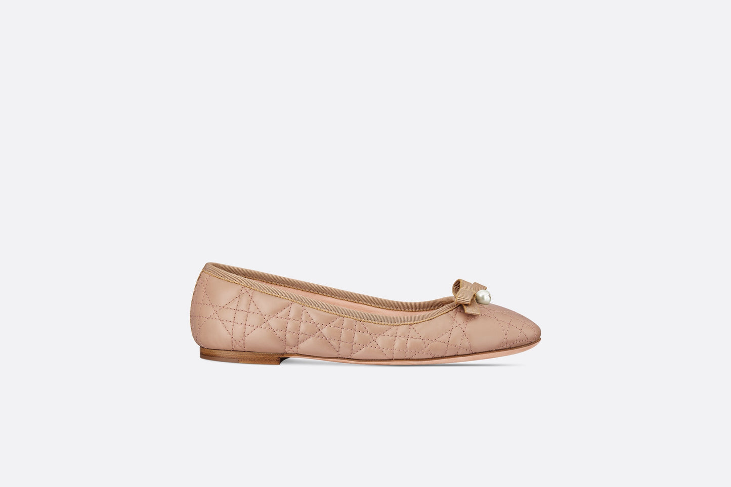 Dior Ballet Flat • Nude Quilted Cannage Calfskin