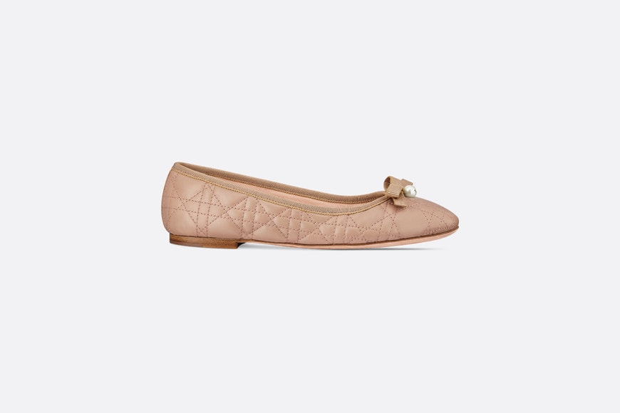 Dior Ballet Flat • Nude Quilted Cannage Calfskin
