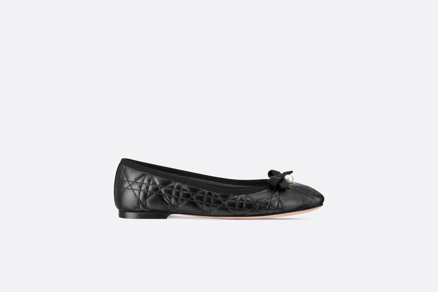 Dior Ballet Flat • Black Quilted Cannage Calfskin