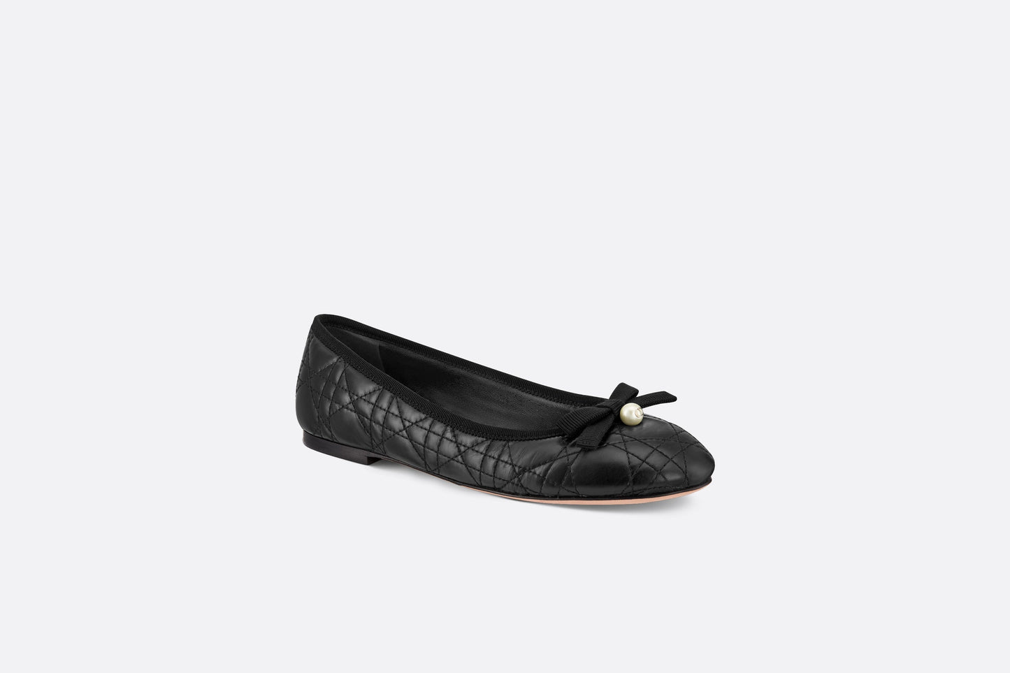 Dior Ballet Flat • Black Quilted Cannage Calfskin