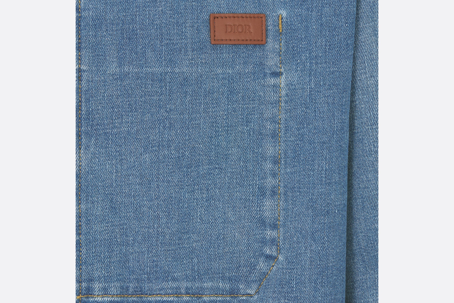 Overshirt • Blue Cotton-Blend Twill