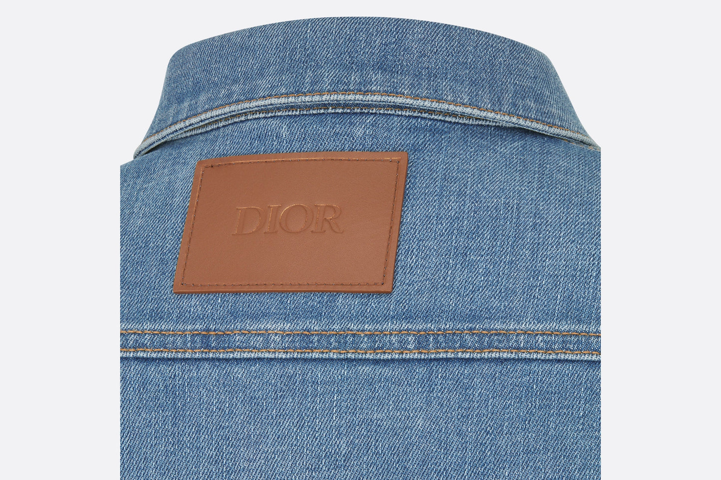 Overshirt • Blue Cotton-Blend Twill