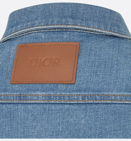 Overshirt • Blue Cotton-Blend Twill