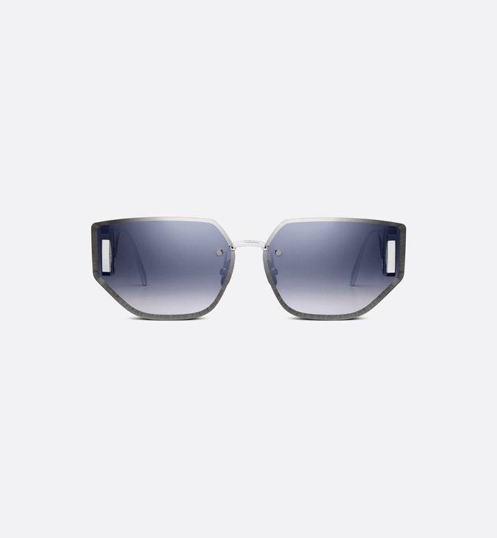 30Montaigne B3U • Gray Gradient Mirrored Butterfly Sunglasses