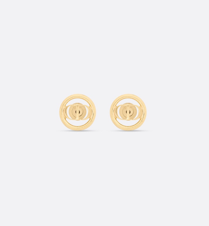 30 Montaigne Stud Earrings • Gold-Finish Metal
