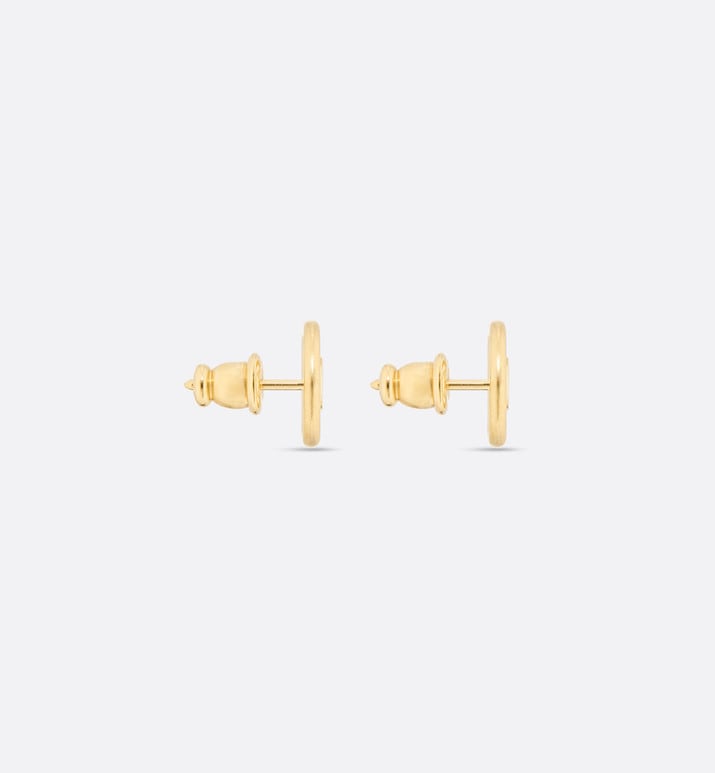 30 Montaigne Stud Earrings • Gold-Finish Metal