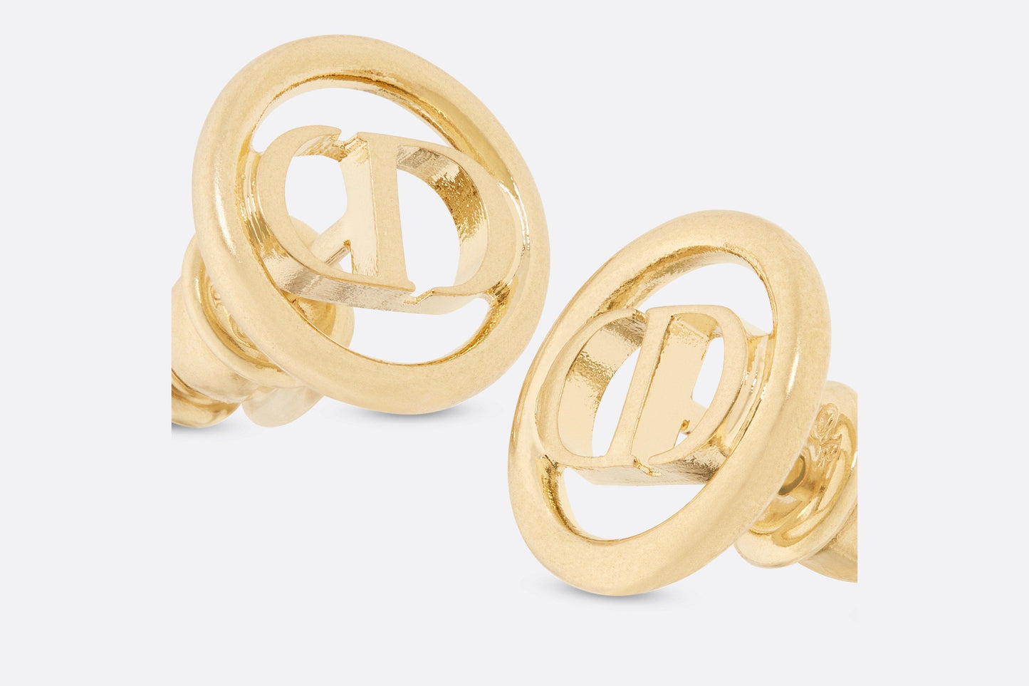 30 Montaigne Stud Earrings • Gold-Finish Metal