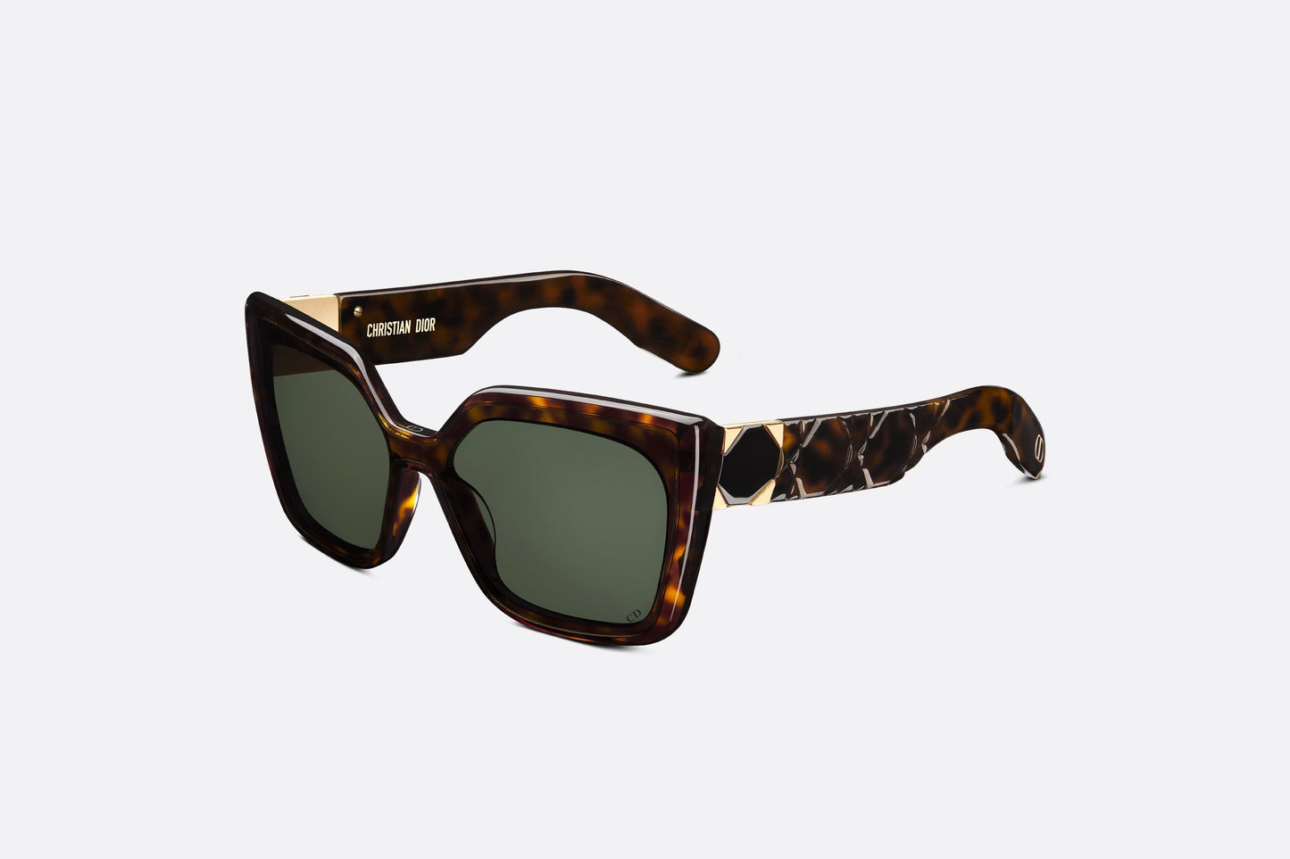 Lady 95.22 S2I • Brown Tortoiseshell-Effect Square Sunglasses