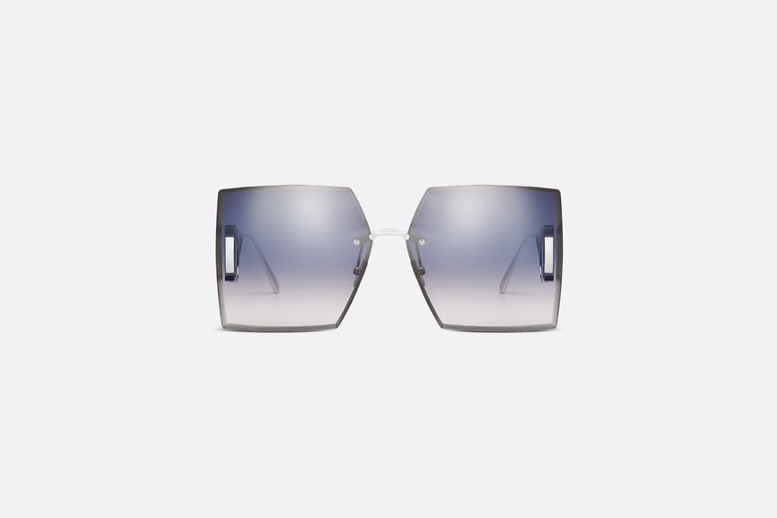 30Montaigne S7U • Gray Gradient Mirrored Square Sunglasses