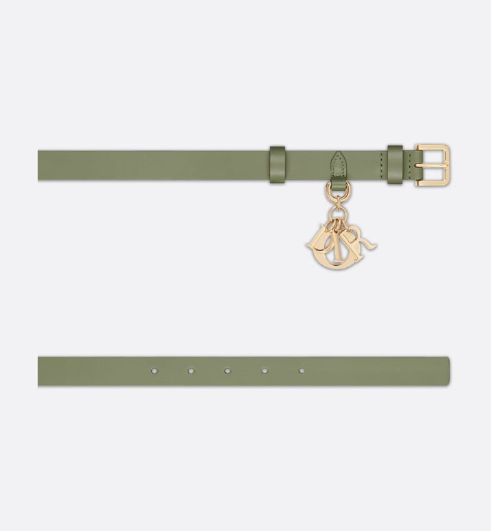 Miss Dior Belt • Pastel Peyote Green Smooth Calfskin, 20 MM