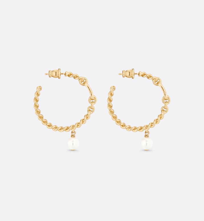 30 Montaigne Earrings • Gold-Finish Metal