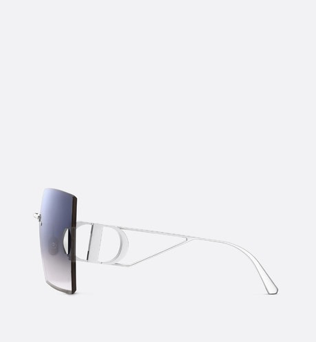 30Montaigne S7U • Gray Gradient Mirrored Square Sunglasses