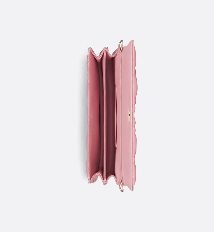 Miss Dior Mini Bag • Melocoton Pink Pearlescent Cannage Lambskin