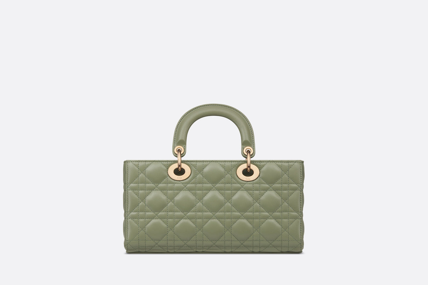Medium Lady D-Joy Bag • Pastel Peyote Green Cannage Lambskin