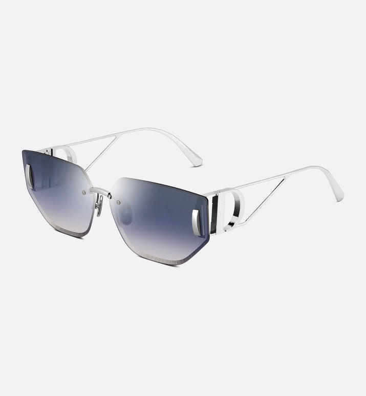 30Montaigne B3U • Gray Gradient Mirrored Butterfly Sunglasses