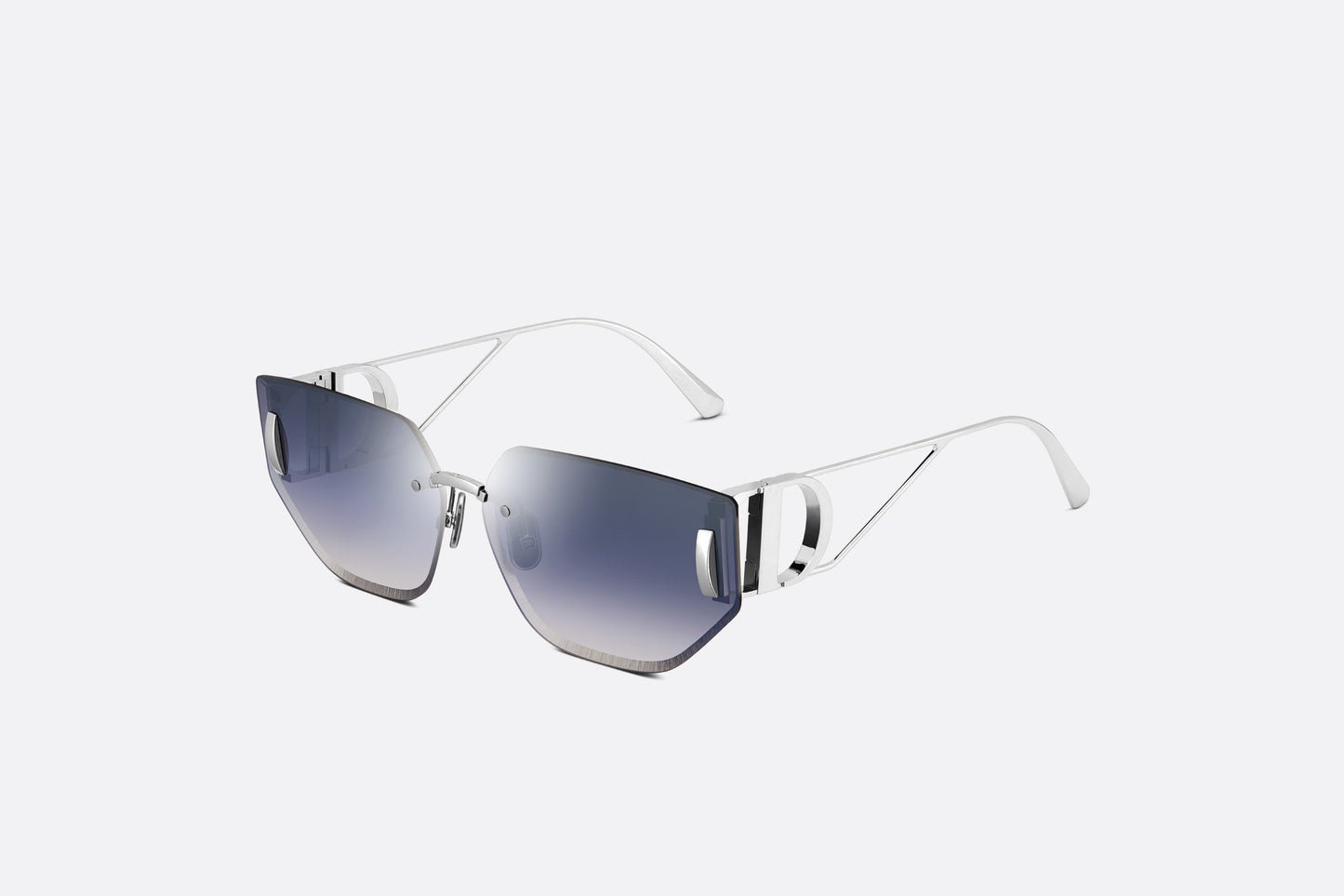 30Montaigne B3U • Gray Gradient Mirrored Butterfly Sunglasses