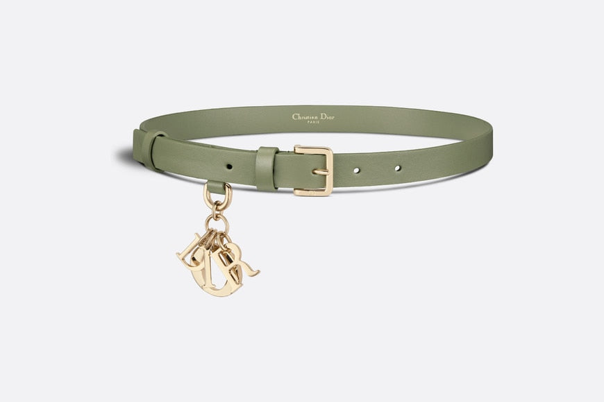 Miss Dior Belt • Pastel Peyote Green Smooth Calfskin, 20 MM