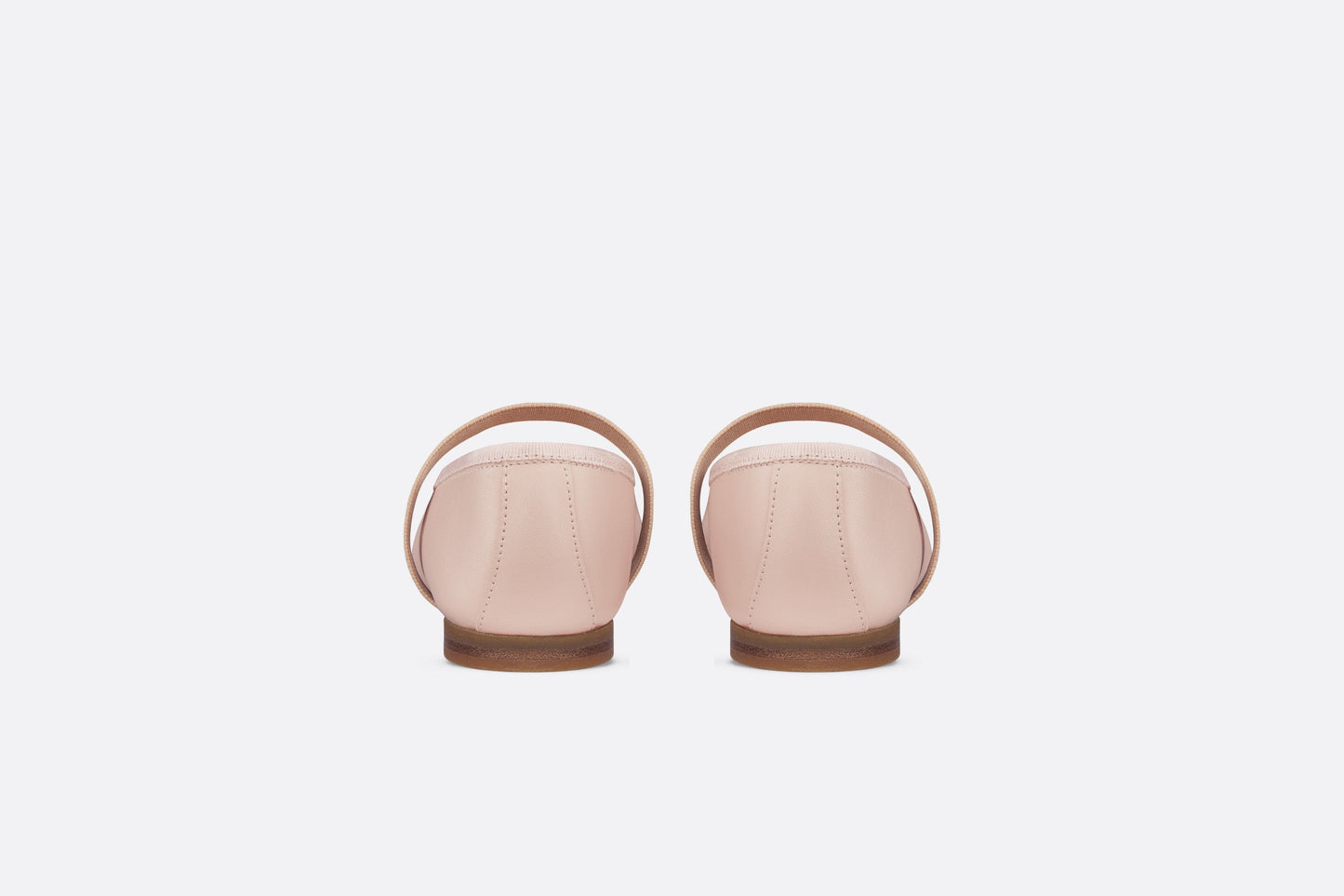 Kid's Ballet Flat • Pale Pink Calfskin