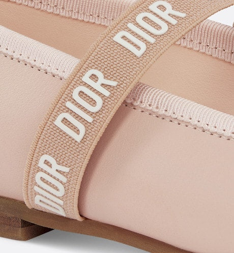 Kid's Ballet Flat • Pale Pink Calfskin