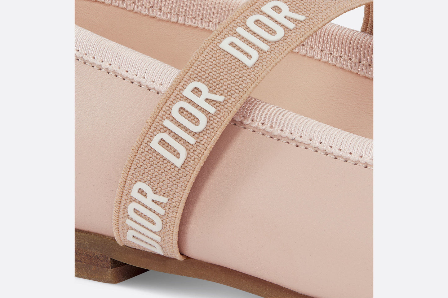 Kid's Ballet Flat • Pale Pink Calfskin