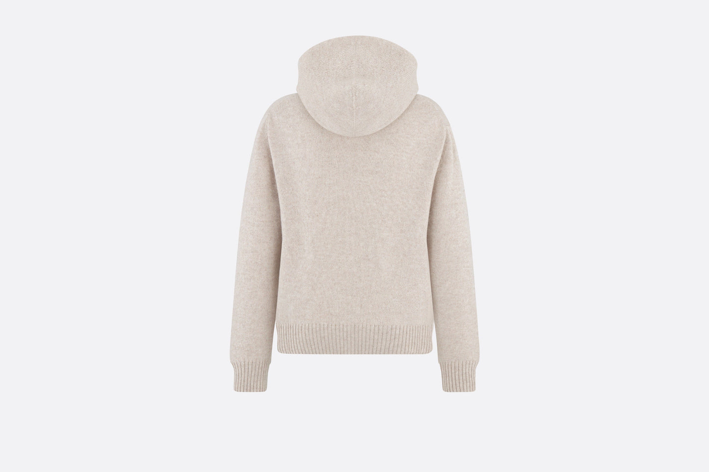 Christian Dior Couture Hooded Sweatshirt • Beige Cashmere Jersey