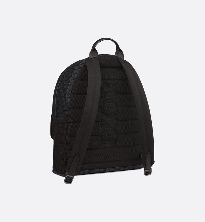 Dior 8 Backpack • Black Dior Oblique Jacquard