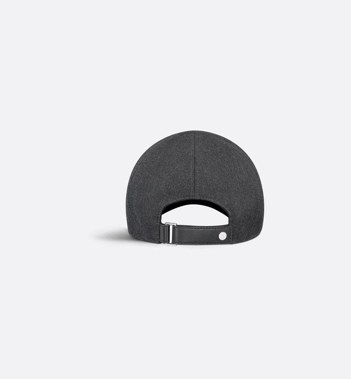 Dior 1947 Baseball Cap • Anthracite Gray Wool