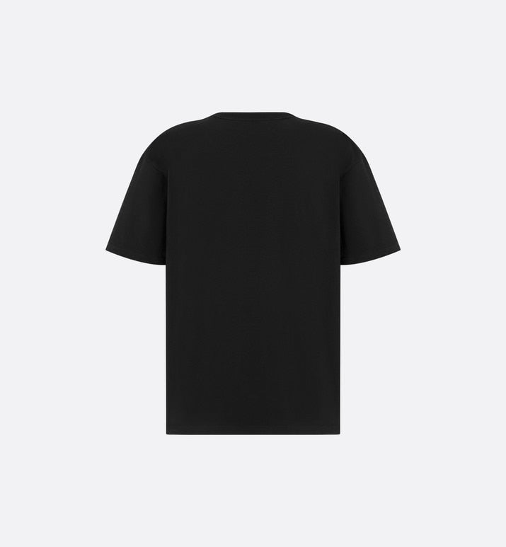 Relaxed-Fit T-Shirt • Black Slub Organic Cotton Jersey