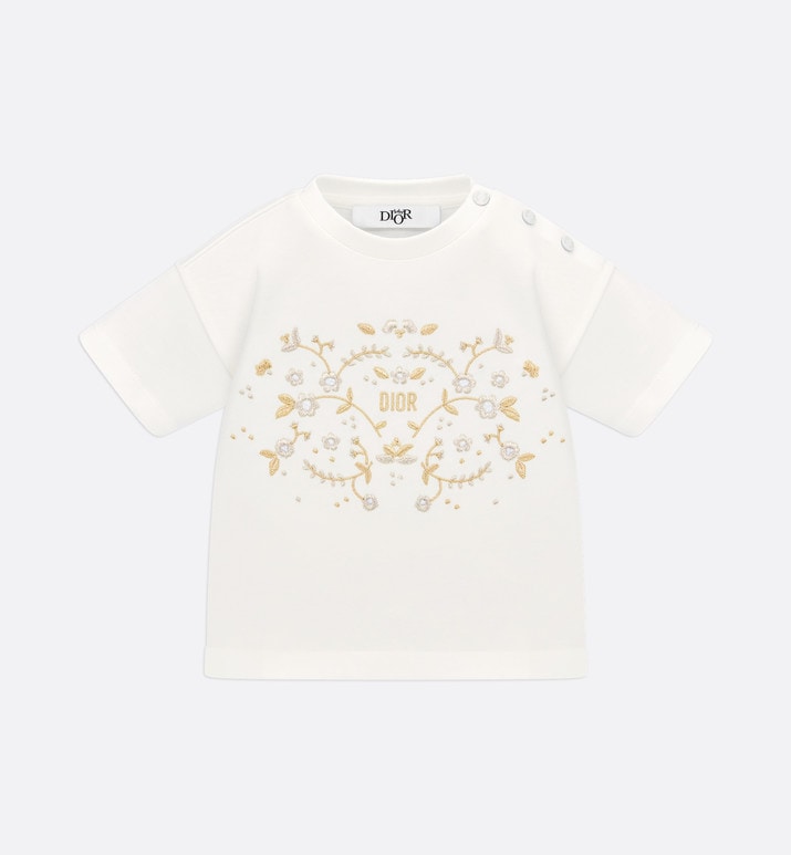 Baby T-Shirt • Ivory Cotton Jersey