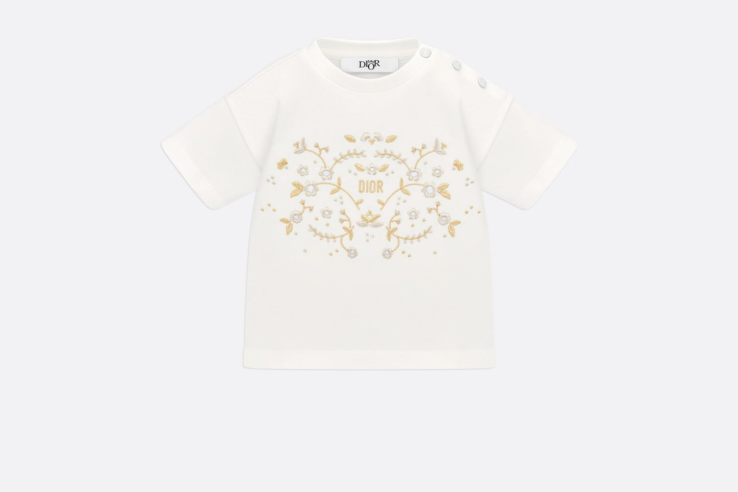 Baby T-Shirt • Ivory Cotton Jersey