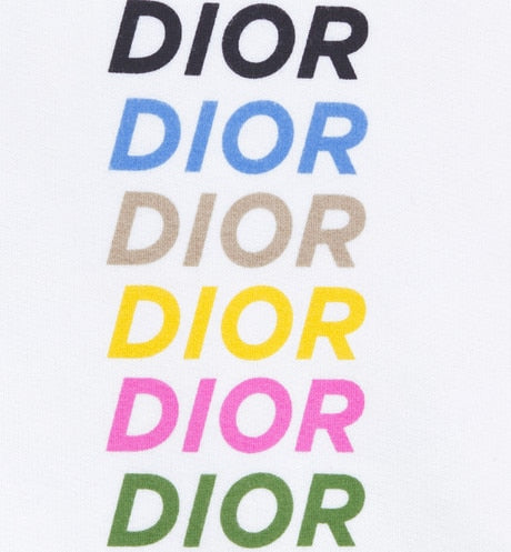 Relaxed-Fit Hooded Sweatshirt • White Cotton Fleece