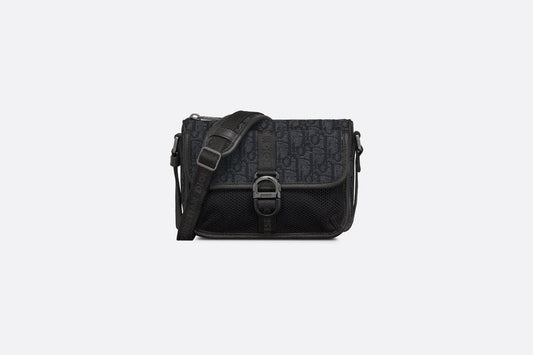 Dior 8 Mini Bag With Strap • Black Dior Oblique Jacquard
