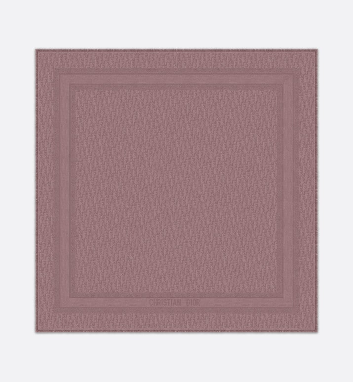 Dior Oblique Shawl • Mulberry Wool, Silk and Cashmere
