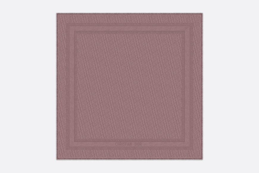 Dior Oblique Shawl • Mulberry Wool, Silk and Cashmere