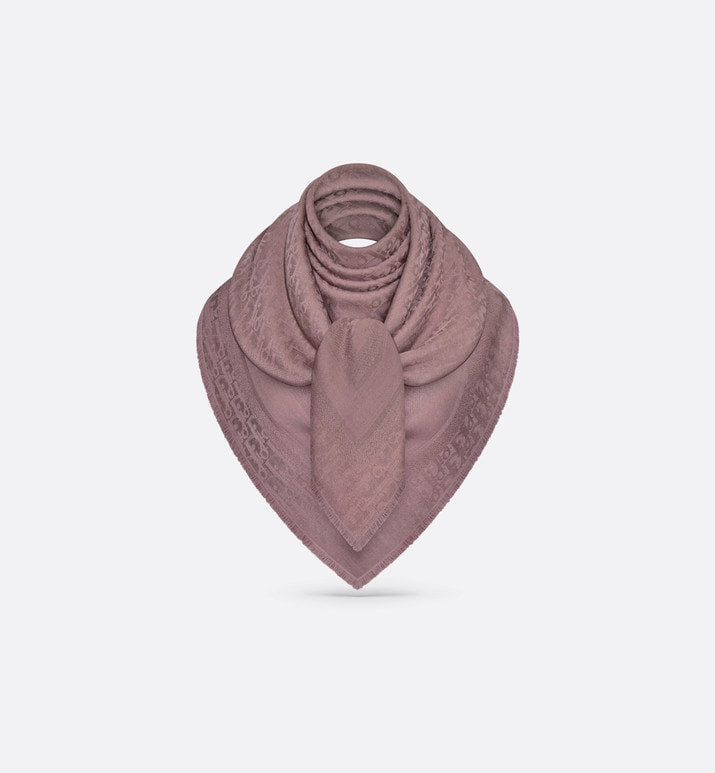 Dior Oblique Shawl • Mulberry Wool, Silk and Cashmere