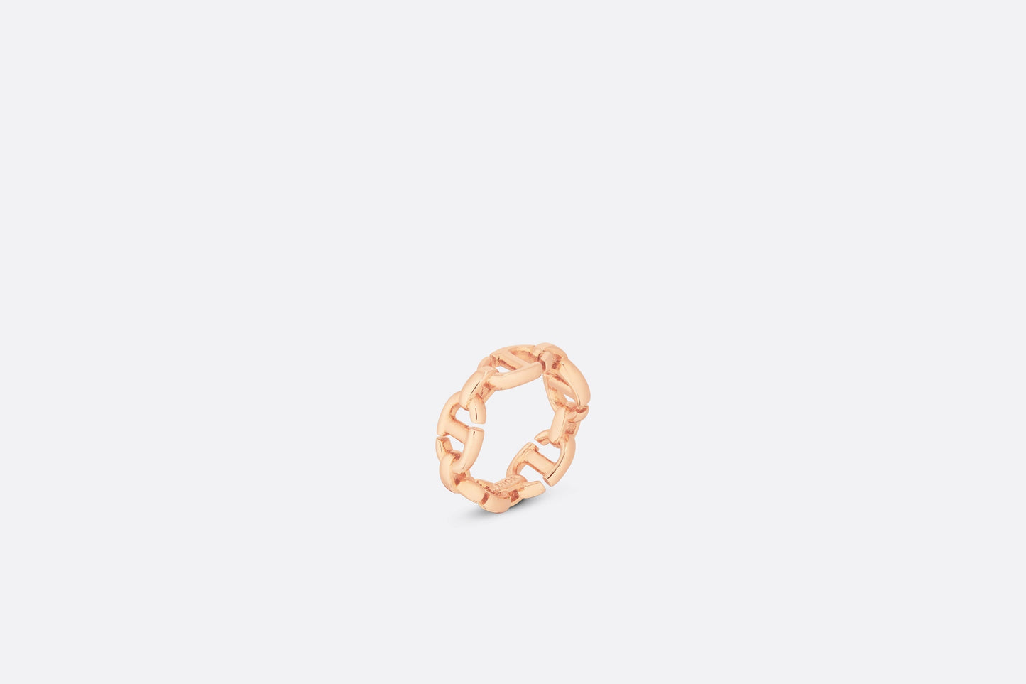 CD Navy Ring • Pink-finish metal