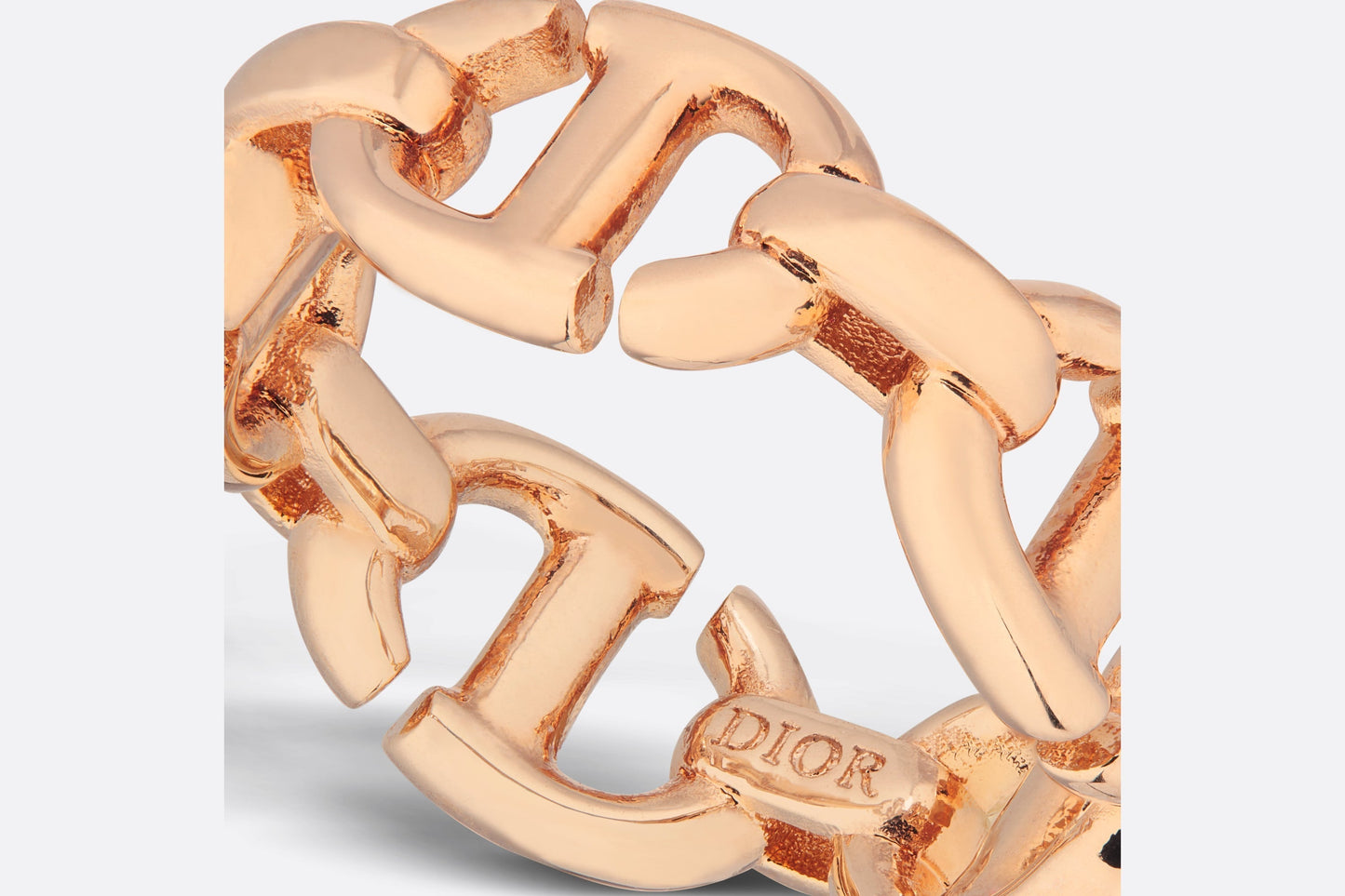 CD Navy Ring • Pink-finish metal