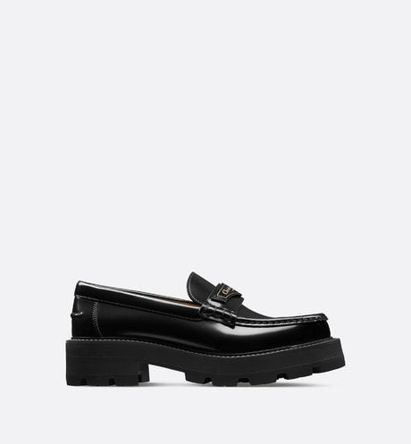 Dior Boy Platform Loafer • Black Brushed Calfskin