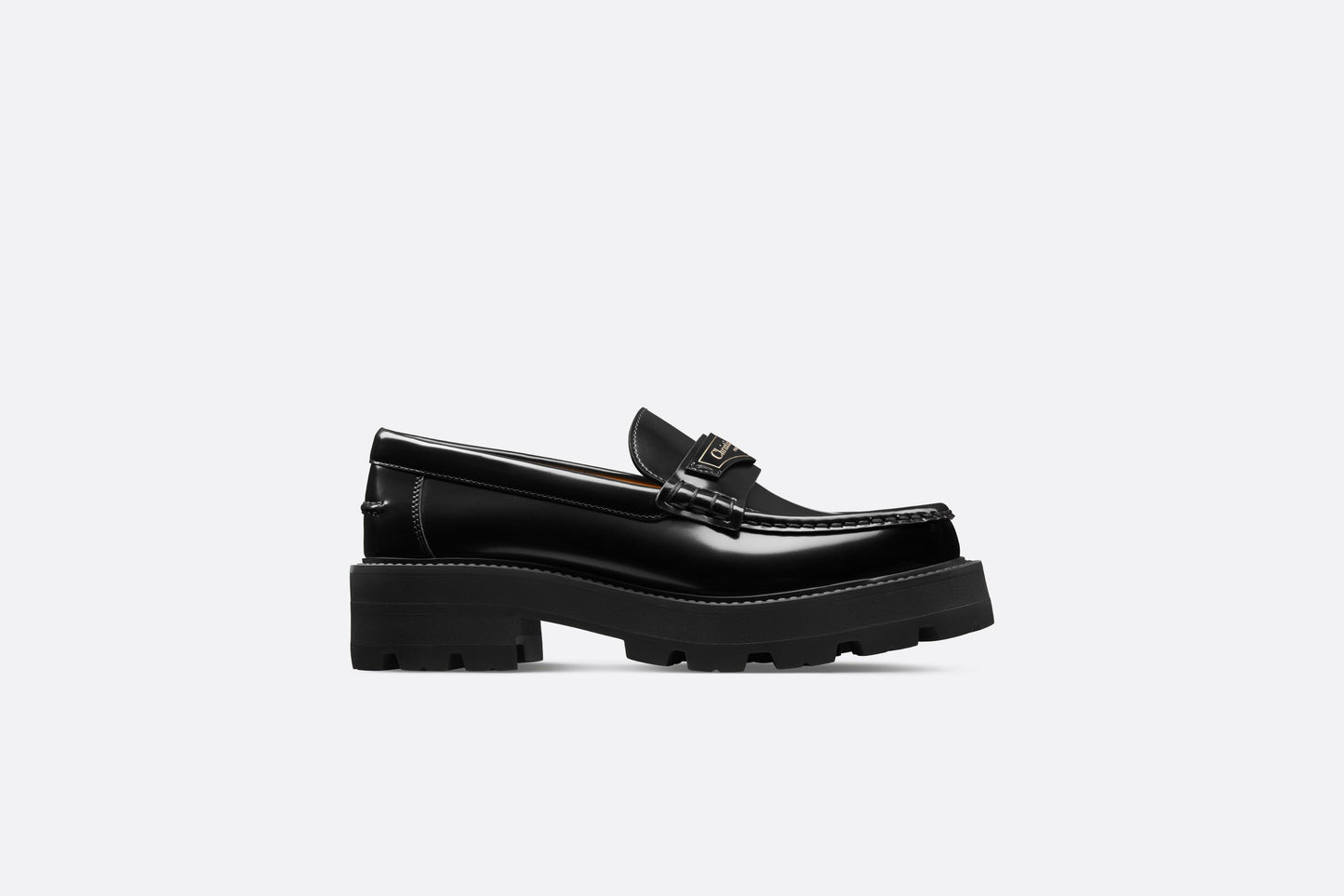 Dior Boy Platform Loafer • Black Brushed Calfskin