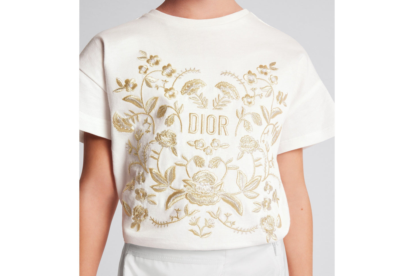 Kid's T-Shirt • Ivory Cotton Jersey