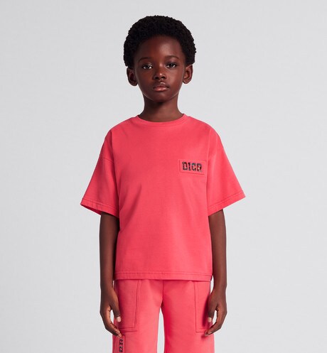 Kid's T-Shirt • Coral Cotton Jersey