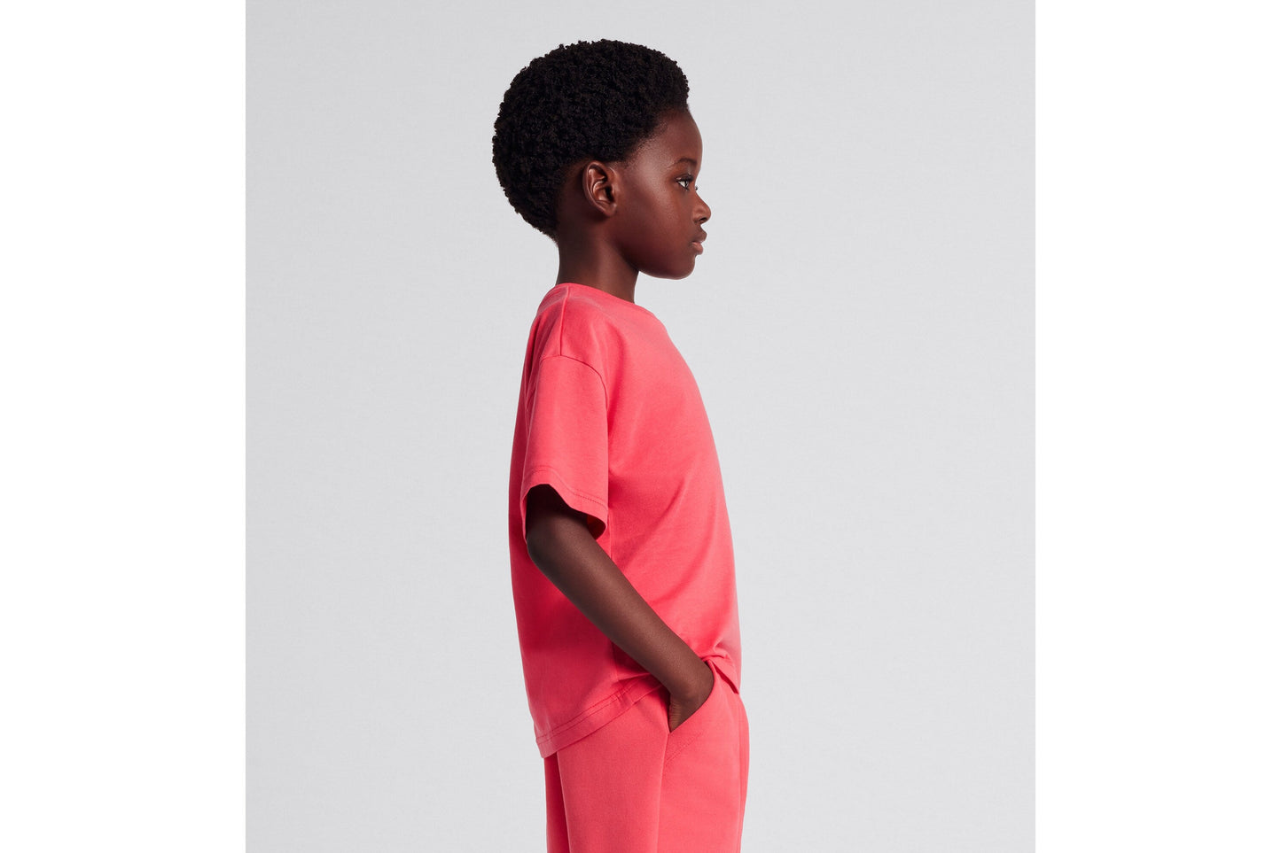 Kid's T-Shirt • Coral Cotton Jersey