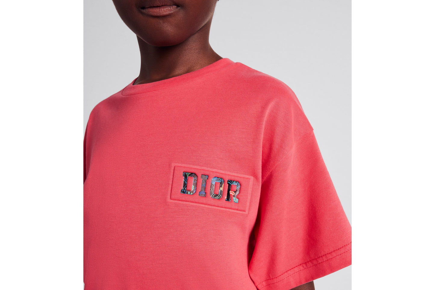 Kid's T-Shirt • Coral Cotton Jersey