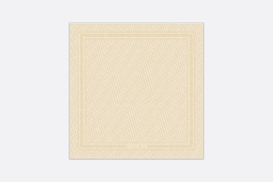 Dior Oblique Shawl • Gold-Tone Silk Blend and Metallic Thread