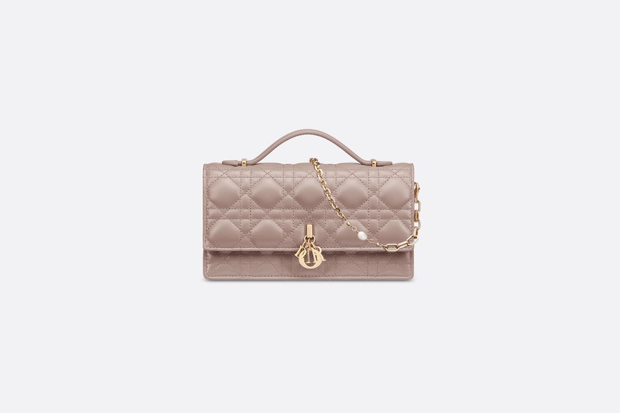 Miss Dior Mini Bag • Warm Taupe Cannage Lambskin