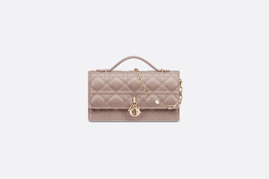 Miss Dior Mini Bag • Warm Taupe Cannage Lambskin
